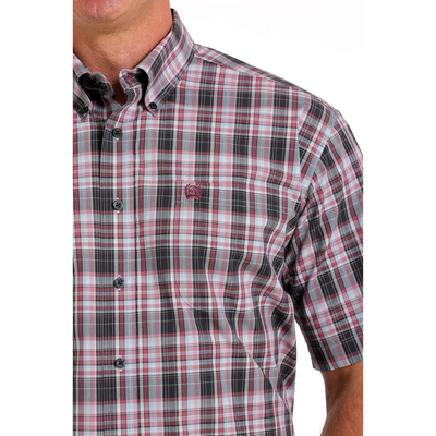 Cinch Mens Arena Check SS Shirt