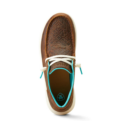 Ariat Womens Brown Blanket Embossed Hilo