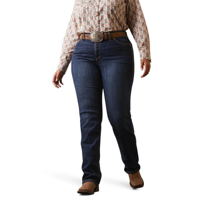Ariat Womens REAL Perfect Rise Greta Straight Leg Jean