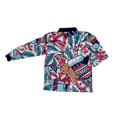 Mens/Womens Christmas Fishing Shirt Gingerbread