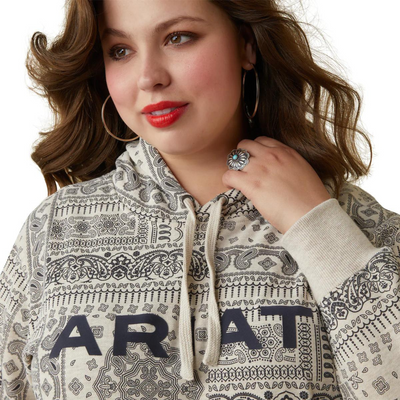 Ariat Womens REAL Paisley Print Hoodie