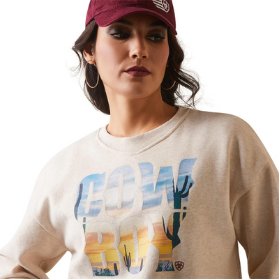 Ariat Womens Cowboy Crew Sweater