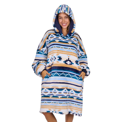 Pure Western Adults Aztec Snuggle Hoodie