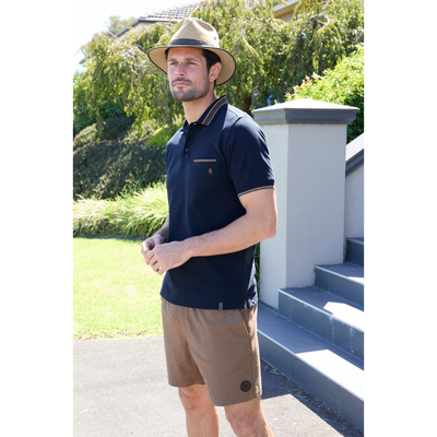 Thomas Cook Mens Ben Tailored 1 Pocket SS Polo