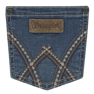 Wrangler Womens RETRO Mid Rise Bootcut Mae Jean 09MWZDW