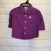 Cinch Infant Purple Patterned Long Sleeve Shirt