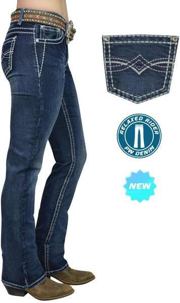 Pure Western Womens Dakota Relaxed Rider Jean PCP2210129