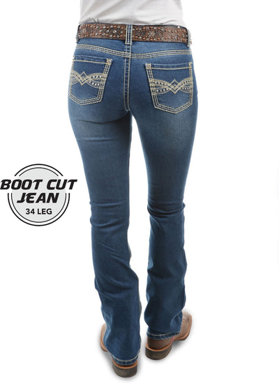 Pure Western Womens Savannah Bootcut Jean PCP2208127