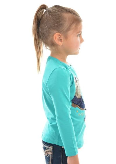 Pure Western Girls Laura Long Sleeve Top