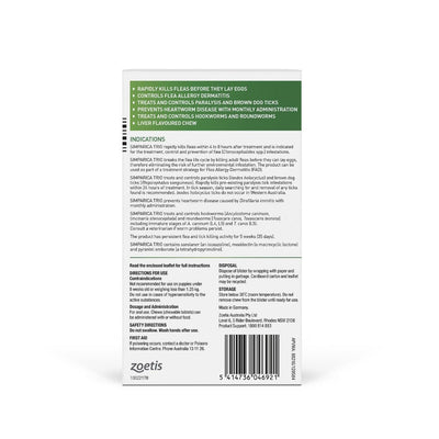 Simparica Trio 20.1-40kg Green 3Pk