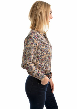 Thomas Cook Womens Melanie Print Long Sleeve Shirt