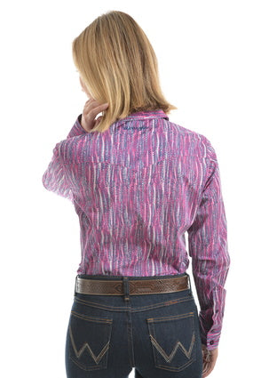 Wrangler Womens Cora Print Long Sleeve Shirt