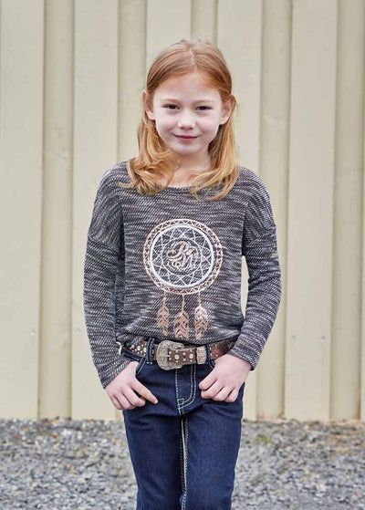 Pure Western Girls Renee Long Sleeve Top
