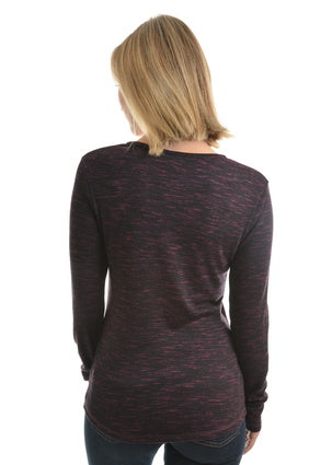 Wrangler Womens Zaylee Long Sleeve Top