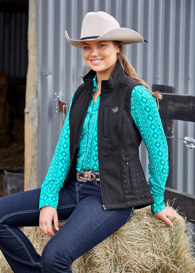 Pure Western Womens Nova Softshell Vest