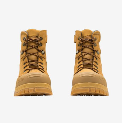 Blundstone Mens 992 Safety Lace and Zip Wheat