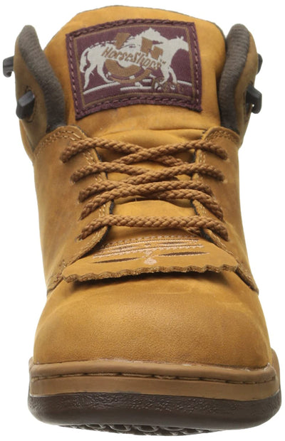 Roper Womens Horseshoe Kiltie Lace Up Boot