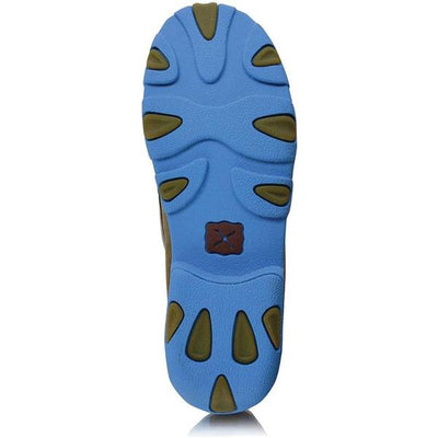 Twisted X Womens Driving Moc Bomber Neon Blue Lace Up Boot