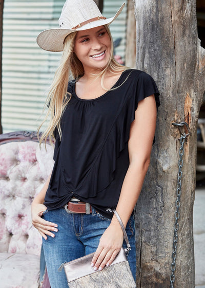 Wrangler Womens Catherine Twist Front Top