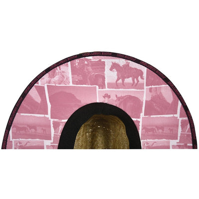 Pure Western Kids Rodeo Print Straw Hat