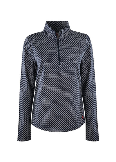 Thomas Cook Womens Print 1/4 Zip Skivvy