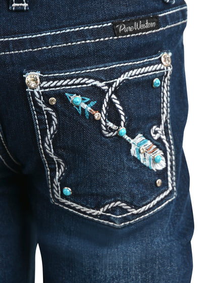 Pure Western Girls Rhian Bootcut Jean