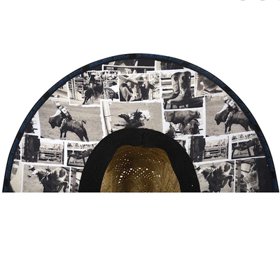 Pure Western Kids Rodeo Print Straw Hat