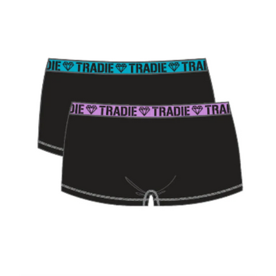 Tradie Girls Shortie 2Pk Undies