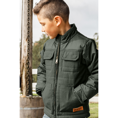 Pure Western Boys Cameron Canvas Jacket