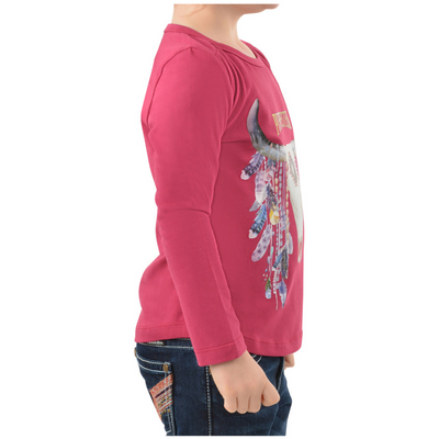 Pure Western Girls Lacey LS Tee