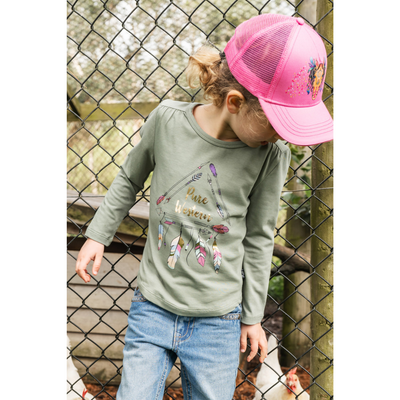 Pure Western Girls Spike LS Tee