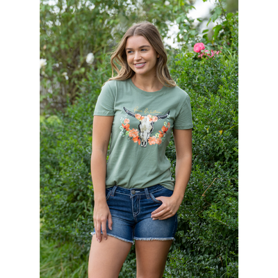 Pure Western Womens Blossom Tee