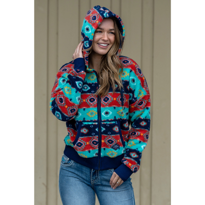 Pure Western Womens Cailan Zip Up Hoodie