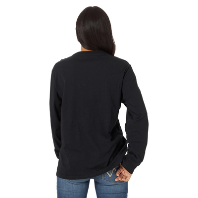 Wrangler Womens Retro Black Tee