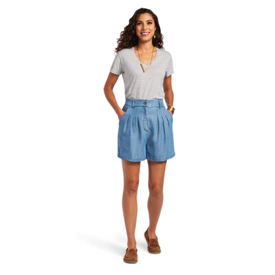 Ariat Womens Blue Note Denim Shorts
