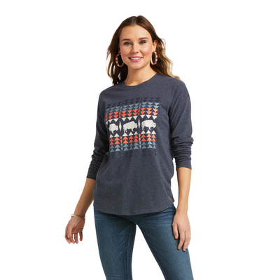 Ariat Womens Lined Up LS Tee