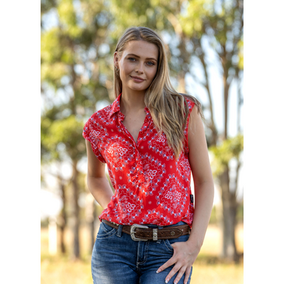 Wrangler Womens Jennie Print SS Shirt