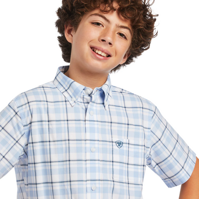 Ariat Boys Pro Series Finnick Stretch SS Shirt
