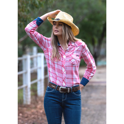 Wrangler Womens Maribel Check LS Shirt