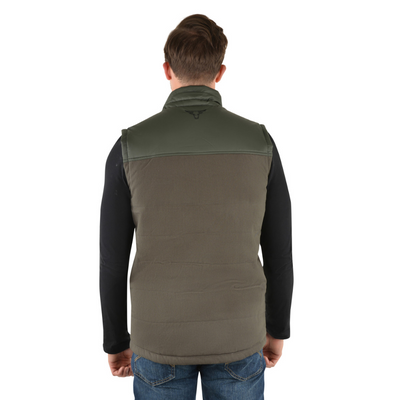 Pure Western Mens Cameron Canvas Vest