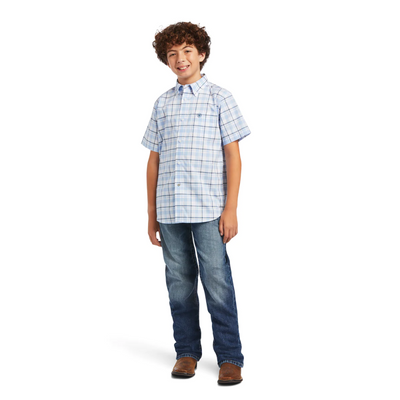 Ariat Boys Pro Series Finnick Stretch SS Shirt