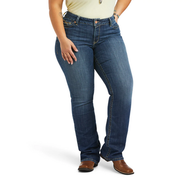 Ariat Womens REAL Mid Rise Arrow Fit Virginia Jean