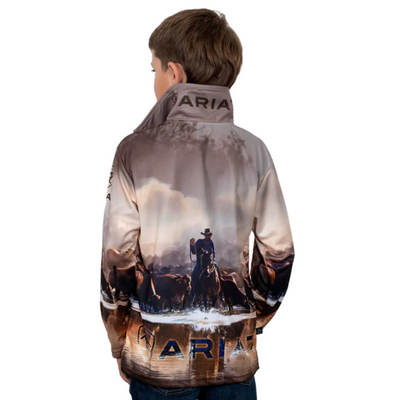 Ariat Boys Muster LS Fishing Shirt