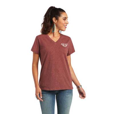 Ariat Womens REAL Longhorn SS Tee