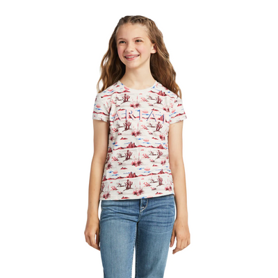 Ariat Girls Yuma Landscape SS Tee