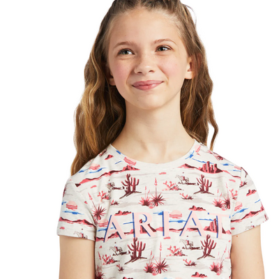 Ariat Girls Yuma Landscape SS Tee