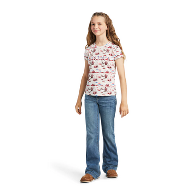 Ariat Girls Yuma Landscape SS Tee
