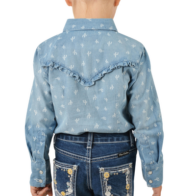 Pure Western Girls Adriana Western LS Shirt