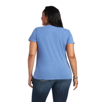 Ariat Womens REAL Tropical Steerhead SS Tee