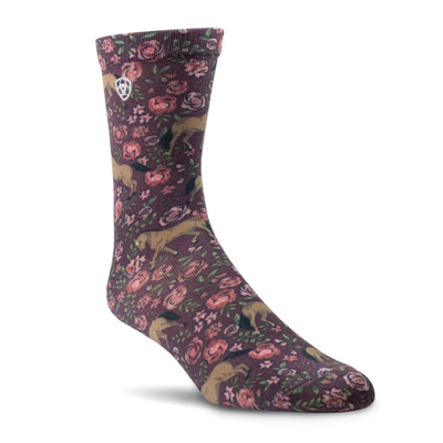 Ariat Womens Novelty Crew Socks 3pk